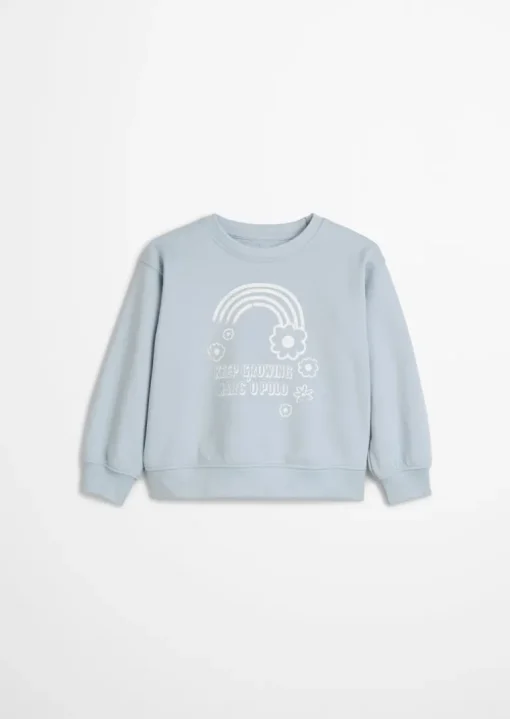 Bluza KIDS-GIRLS z tkaną etykietą z tyłu