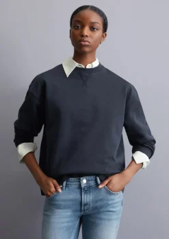 Bluza oversize wykonane z bawełny organicznej