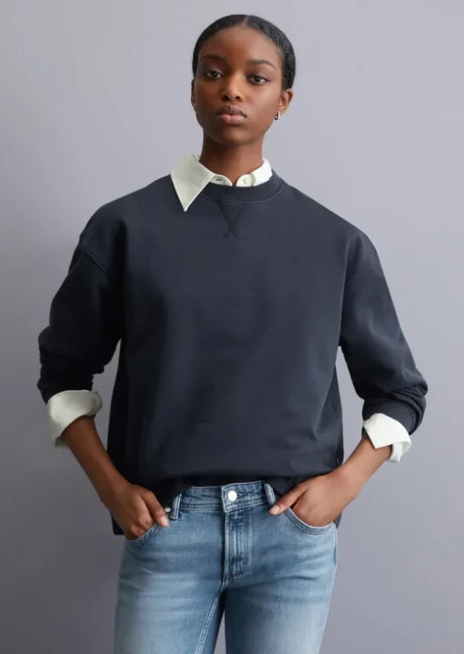 Bluza oversize wykonane z bawełny organicznej