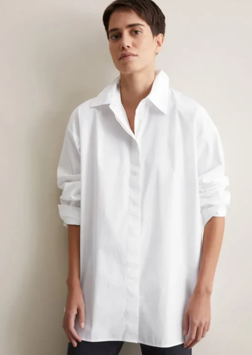 Bluza oversize wykonane z bawełny organicznej