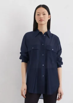 Bluza oversize wykonane z mieszanki TENCEL™ Lyocell