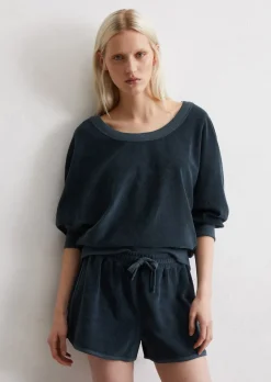 Bluza regular Wykonane z miękkiego ręcznika frotte