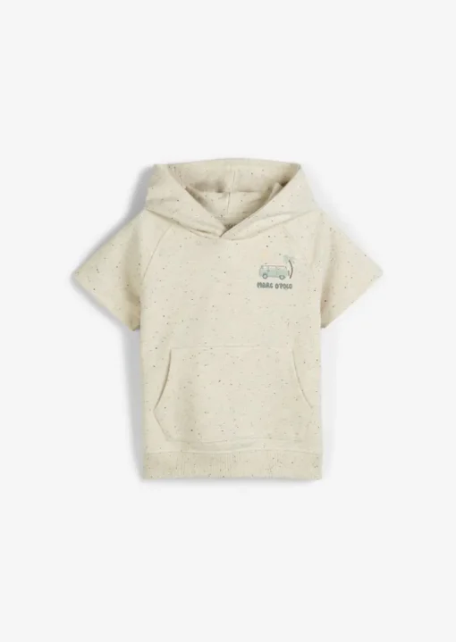 Bluza z krótkim rękawem KIDS-BOYS z torbą na ramię