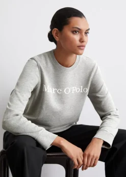 Bluza z logo regular wykonane z bawełny organicznej