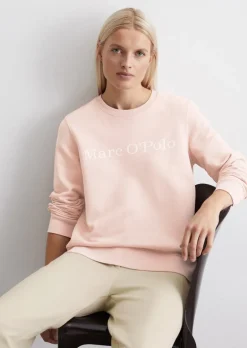 Bluza z logo regular wykonane z bawełny organicznej
