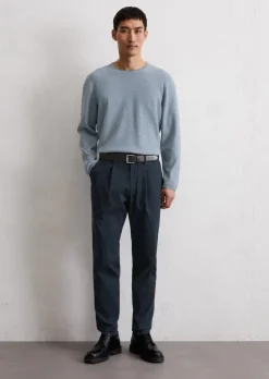 Chino Model Morot Jogger Pleats wykonana z mieszanki bawełny organicznej
