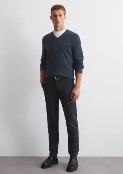 Chino model Osby zwężane wykonana z mieszanki bawełny organicznej