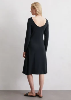 Dżersejowa sukienka regular z TENCEL™ Lyocell