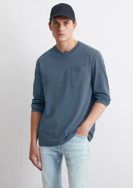 DfC Longsleeve regular w jakości ciężkiego dżerseju