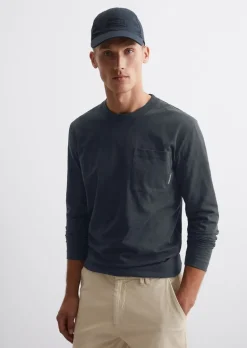 DfC Longsleeve regular w jakości ciężkiego dżerseju