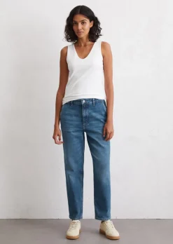 Dżinsy model Iva boyfriend cropped wykonana z mieszanki bawełny organicznej