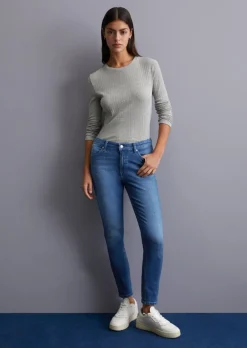 Dżinsy model Kaj skinny cropped wykonane z tkaniny Powerstretch