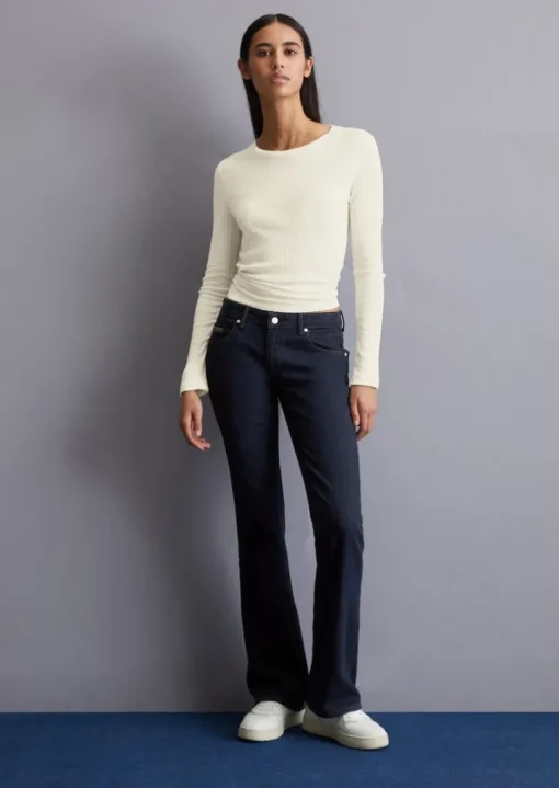 Dżinsy model Nella bootcut Wykonane z miękkiego denimu
