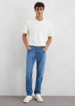 Jeansy model Kemi regular Wykonana z lekkiej mieszanki bawełny organicznej