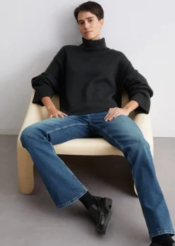 Kaszmirowy sweter oversize z wysokim komfortem noszenia