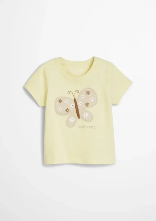 Koszulka KIDS-GIRLS z aplikacją motyla