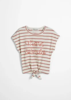 Koszulka KIDS-GIRLS z detalem węzła