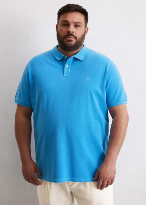 Koszulka polo Piqué regular wykonane z bawełny organicznej