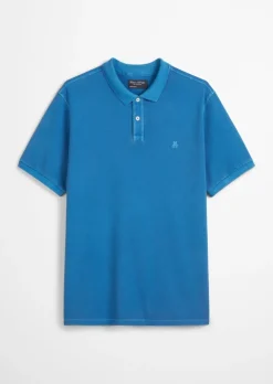 Koszulka polo Piqué regular wykonane z bawełny organicznej