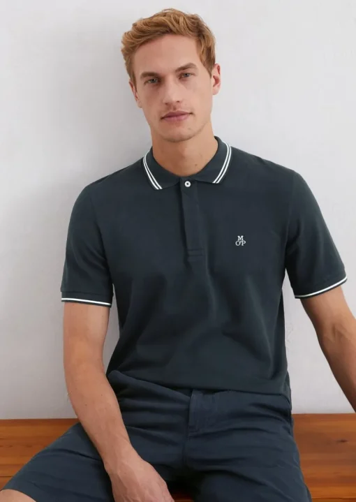 Koszulka polo Piqué regular Wykonane z czystej bawełny organicznej