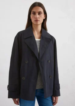 Kurtka Caban regular wykonane z organicznej bawełny twill