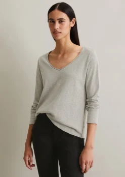 Longsleeve regular z bawełny organicznej premium