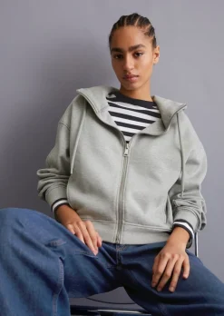 Luźna bluza z kapturem wykonane z bawełny organicznej