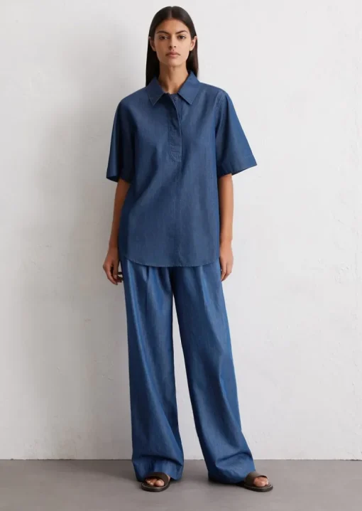 Luźna bluzka z TENCEL™ Lyocell