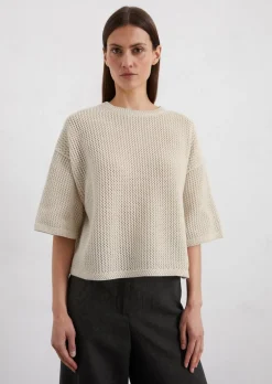 Luźny sweter wykonane z miękkiej bawełny organicznej
