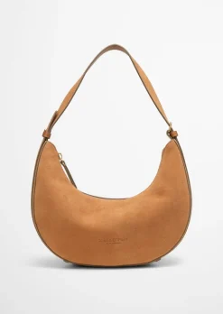Mała torba crossbody wykonane z miękkiego zamszu