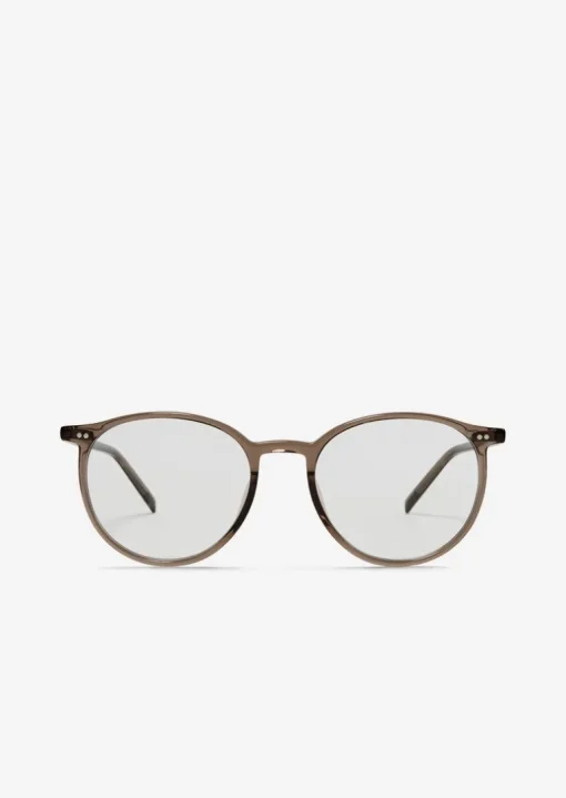 Okrągłe okulary panto unisex Z wysokogatunkowego acetatu