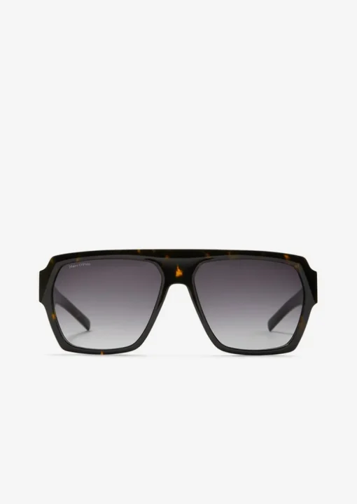 Okulary przeciwsłoneczne unisex w nowoczesnym prostokątnym kształcie