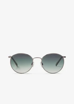 Okulary przeciwsłoneczne unisex z filigranową metalową oprawką