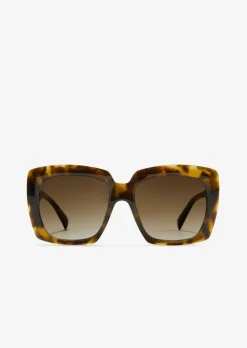 Okulary przeciwsłoneczne unisex z szeroką ramką z bio-octanu