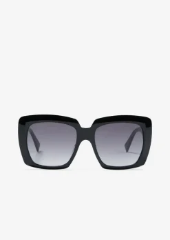 Okulary przeciwsłoneczne unisex z szeroką ramką z bio-octanu