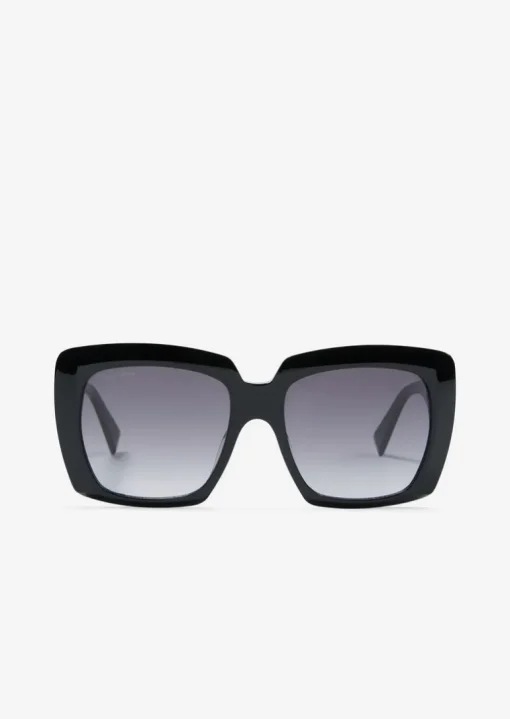 Okulary przeciwsłoneczne unisex z szeroką ramką z bio-octanu