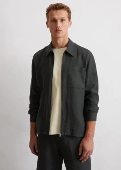 Overshirt wykonane z czystego lnu