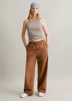 Prążkowany top DfC slim wykonane z czystej bawełny organicznej