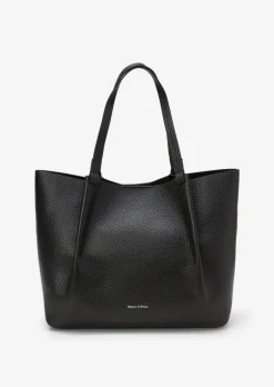 Shopper duży wykonane z ziarnistej skóry bydlęcej