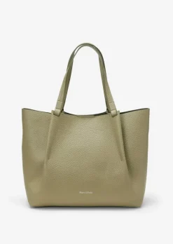 Shopper duży wykonane z ziarnistej skóry bydlęcej