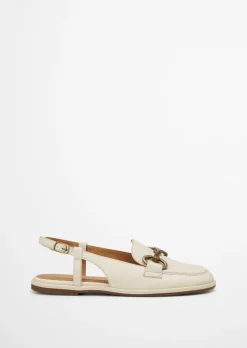 Sling loafer z klamrą zatrzaskową