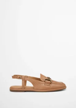Sling loafer z klamrą zatrzaskową