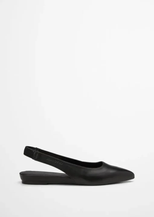 Slingback wykonane z delikatnej skóry bydlęcej