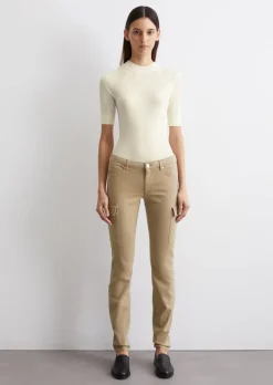 Spodnie cargo model Lulea slim z TENCEL™Lyocell