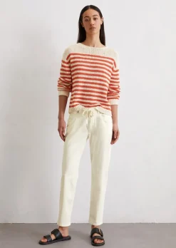 Spodnie model Theda boyfriend z TENCEL™ Lyocell