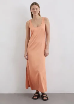 Sukienka satynowa regular wykonane z wiskozy stretch