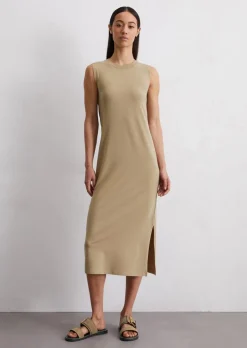 Sukienka z dżerseju w kształcie wykonana z organicznej bawełny TENCEL™ modal