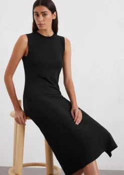 Sukienka z dżerseju w kształcie wykonana z organicznej bawełny TENCEL™ modal