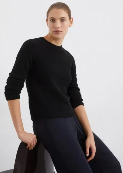 Sweter bouclé slim wykonana z mieszanki bawełny organicznej