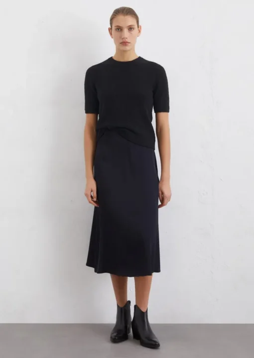Sweter bouclé slim wykonana z mieszanki bawełny organicznej